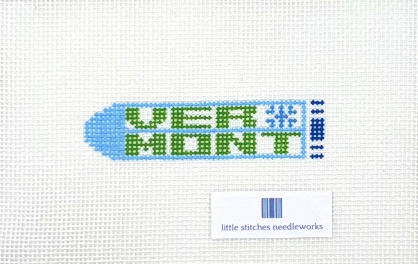 Little Stitches Needleworks Favorite Summer Places Vermont Hand Painted Needlepoint Canvas