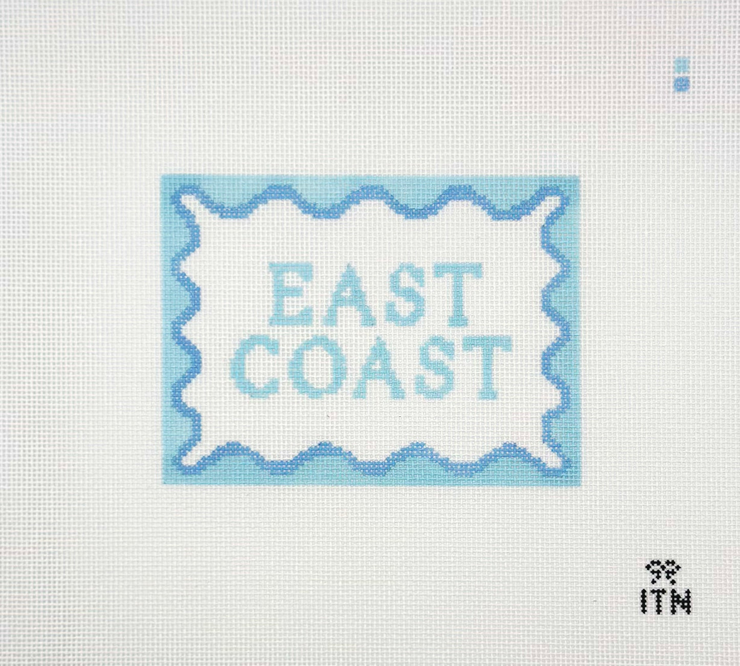 Ivy Thread Needlepoint East Coast Hand Painted Needlepoint Canvas