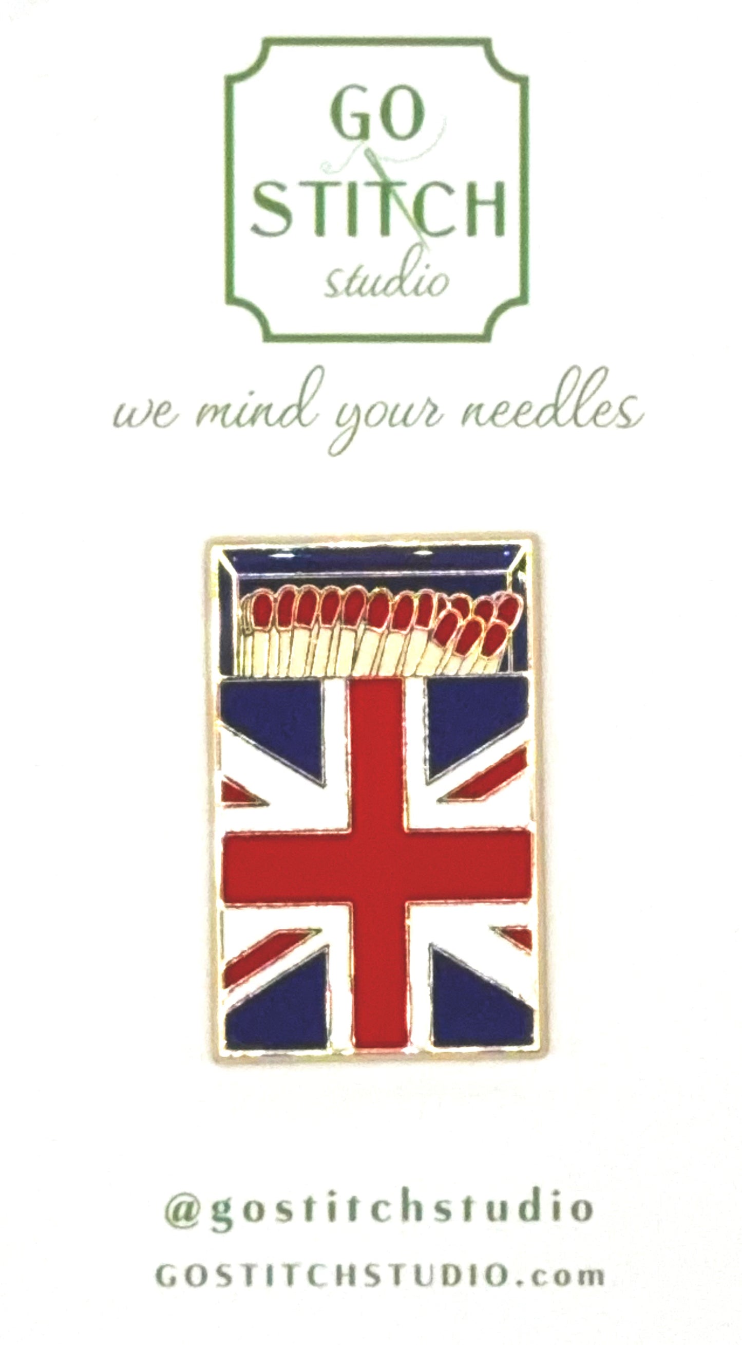 Go Stitch Studio Brittish Flag Minder
