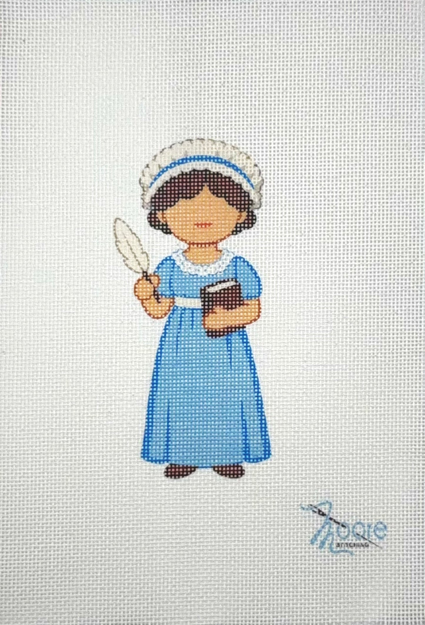 Moore Stitching Jane Austen Needlepoit Canvas