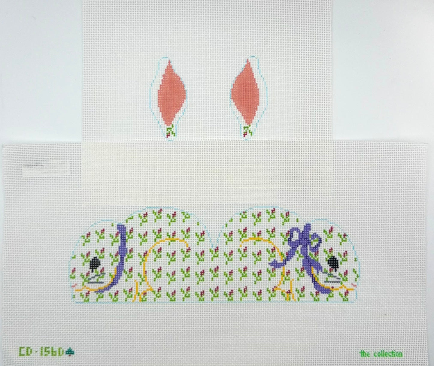 The Collection Designs Two Sided Rosebud Bunny
