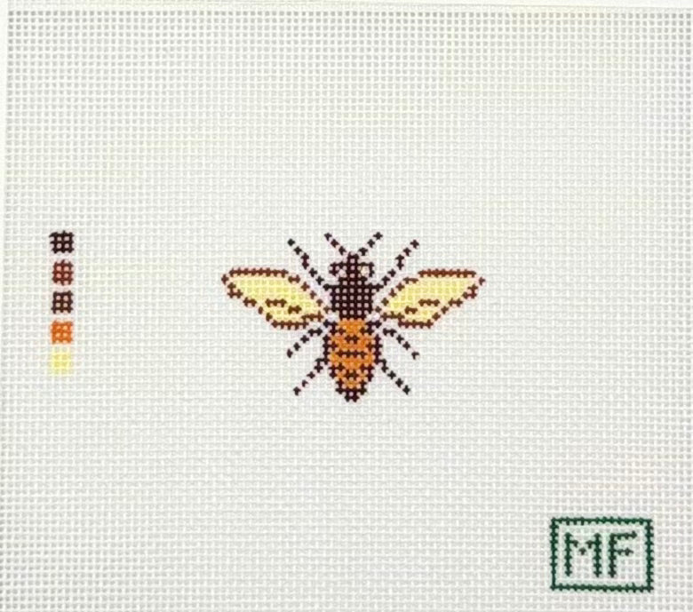 MF Needlepoint Bee Mini Needlepoint Canvas