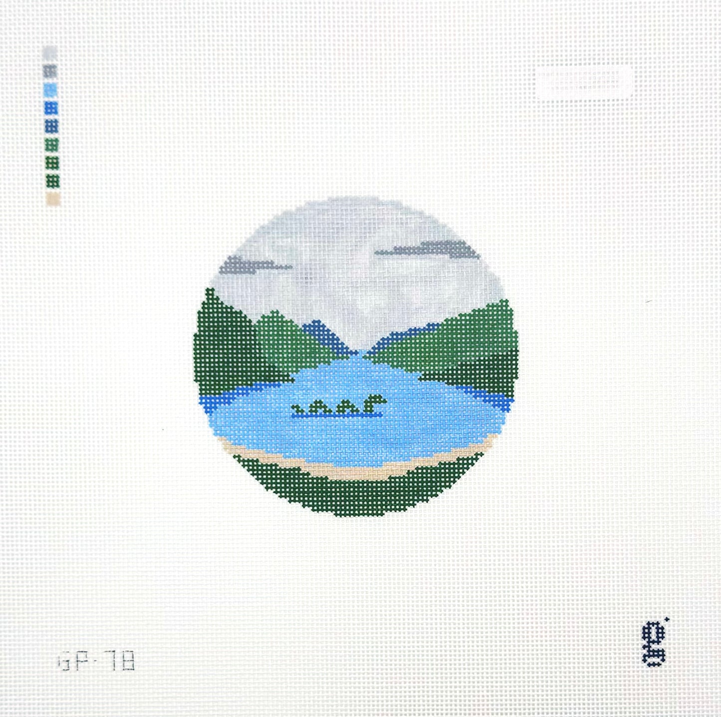 Goodpoint Needlepoint Nessie Hand Painted Needlepoint Canvas