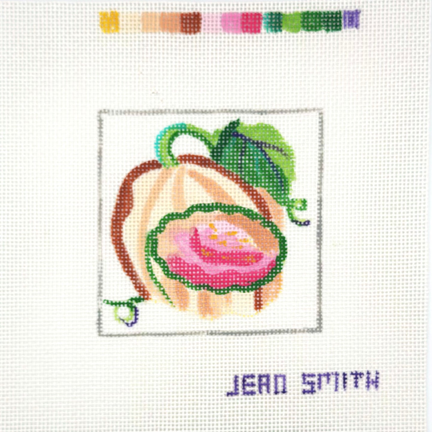 Jean Smith Designs Melon Coaster Needlepoint Canvas