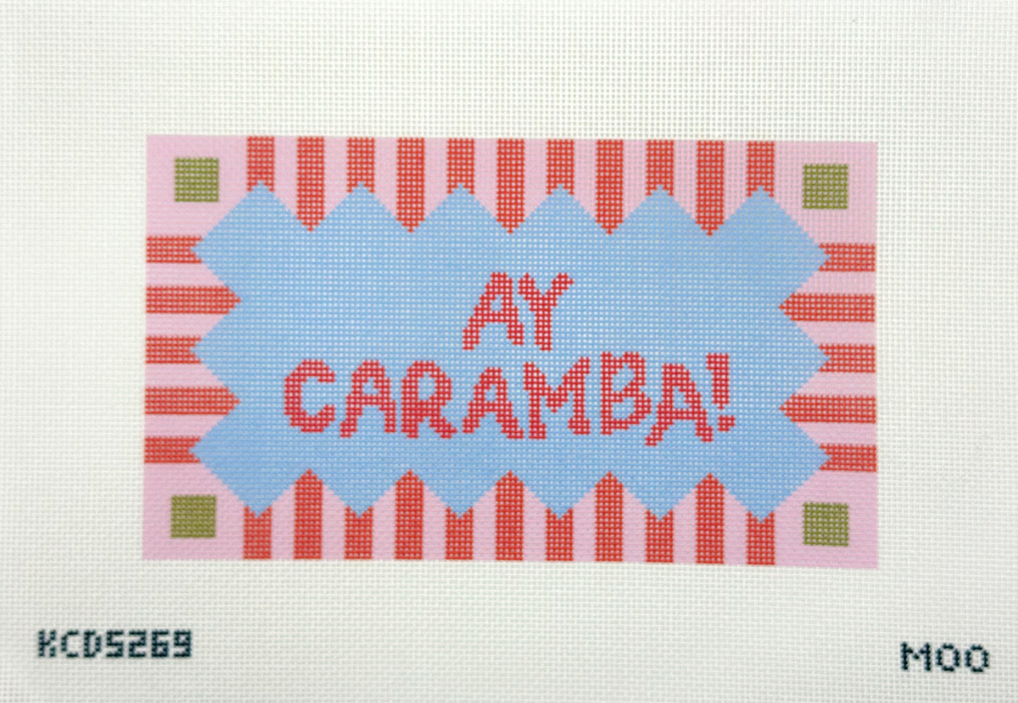 Moo Moo Designs for KCN Designers Ay Caramba Needlepoint Canvas