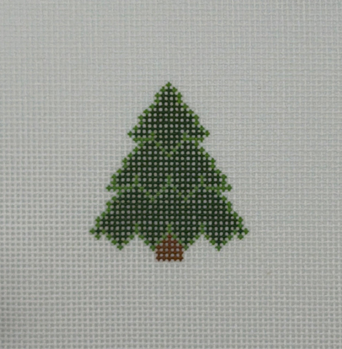 Saturnalia Stitching Tiny Tree Hand Painted Needlepoint Canvas