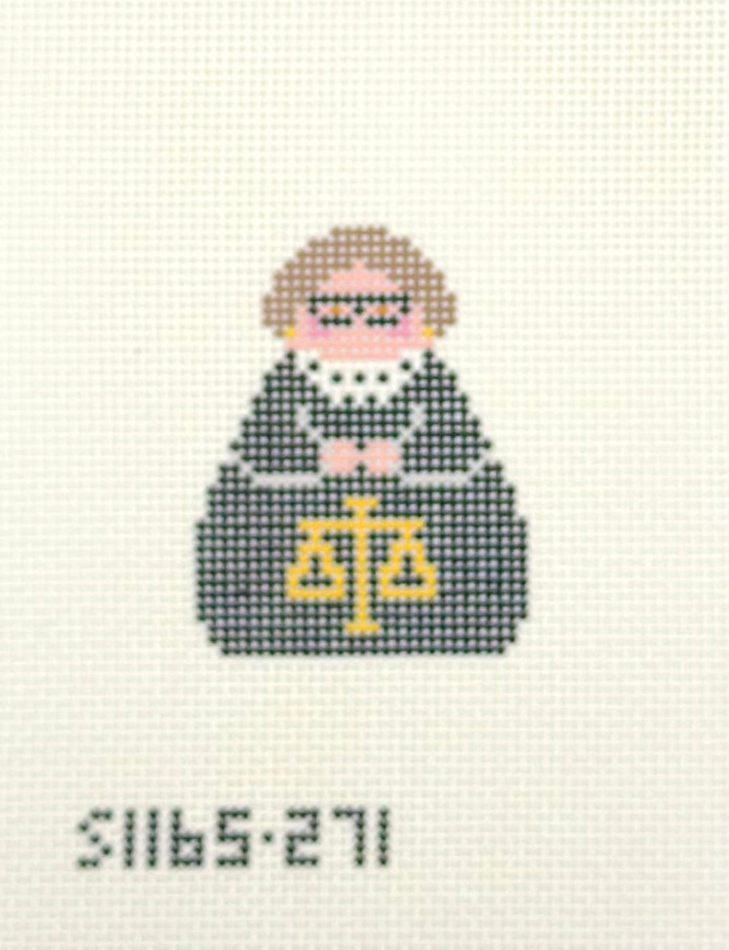 Stitch Its Angel for KCN Designers RBG Angel Needlepoint Canvas