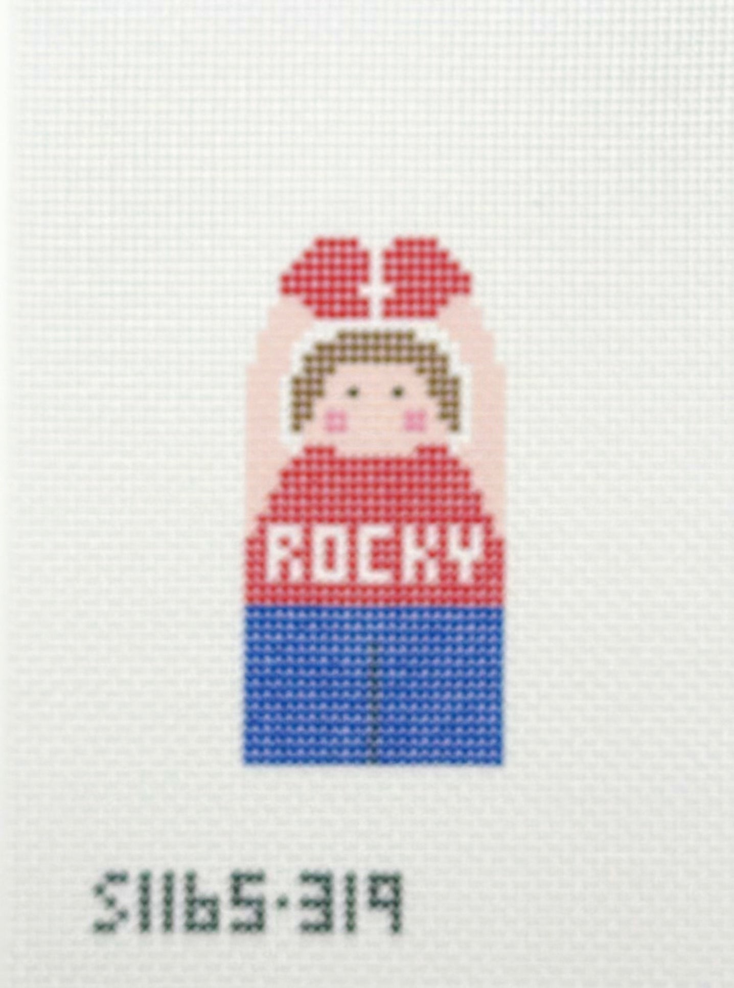 Stitch Its Angel for KCN Designers Rocky Angel Needlepoint Canvas