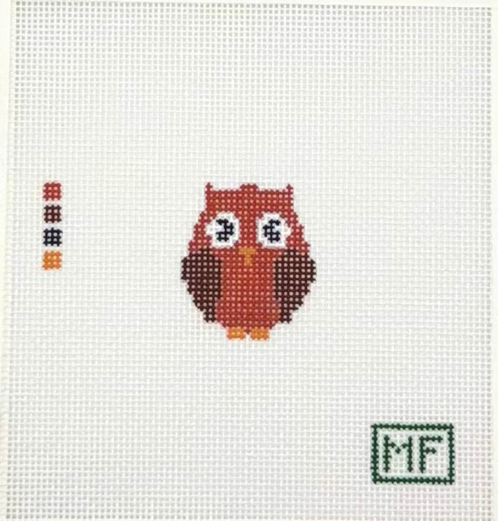 MF Needlepoint Owl Mini Needlepoint Canvas