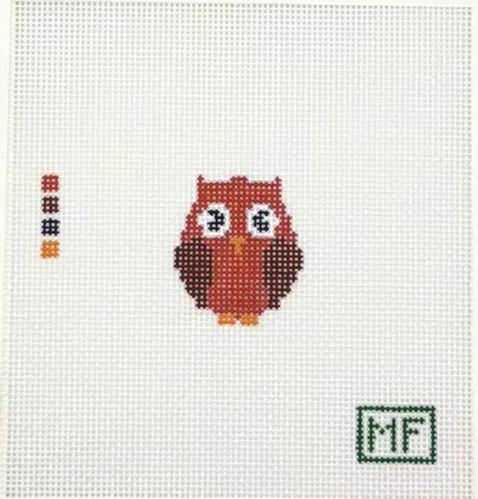 MF Needlepoint Owl Mini Needlepoint Canvas