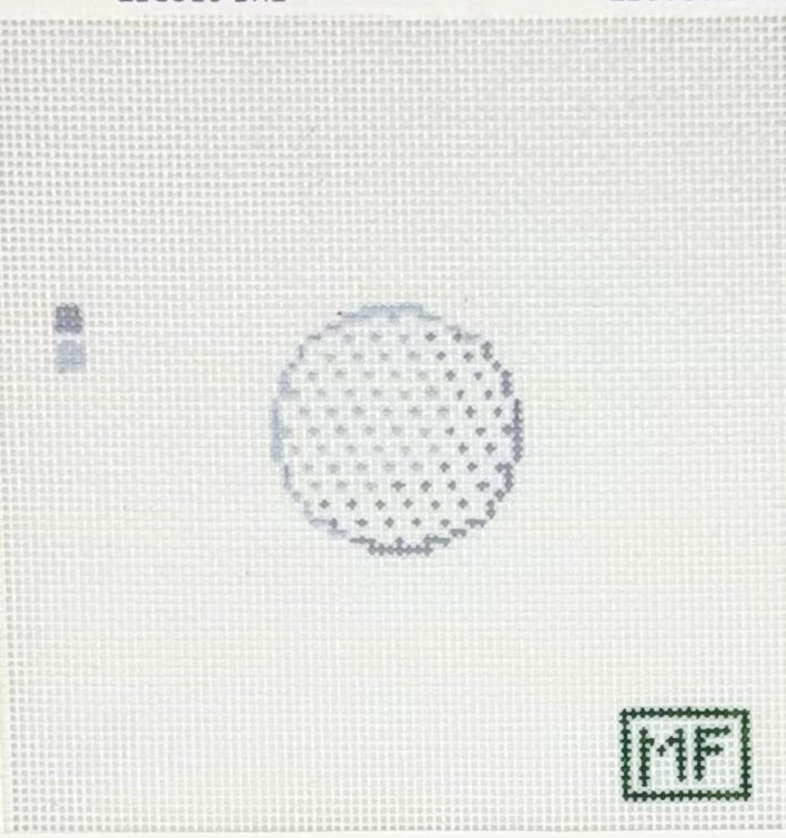 MF Needlepoint Golf Ball Mini Needlepoint Canvas