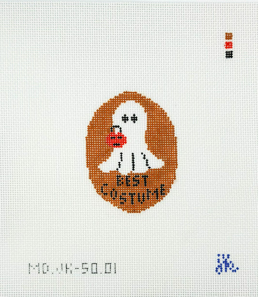 Jenny Koland for Mopsey Designs Best Costume Patch Needlepoint Canvas