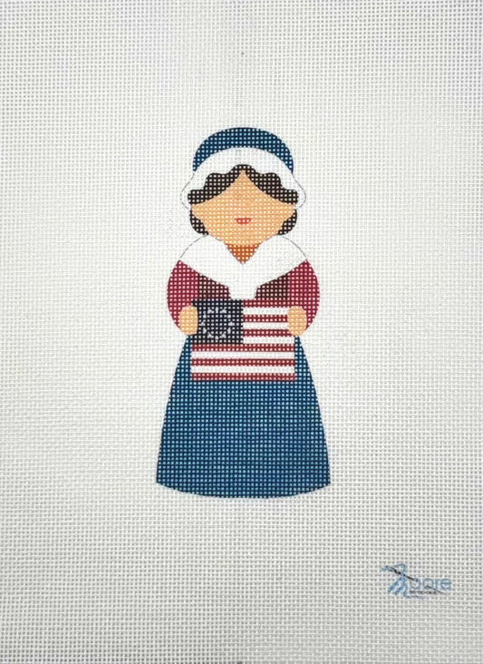 Moore Stitching Betsy Ross Needlepoit Canvas