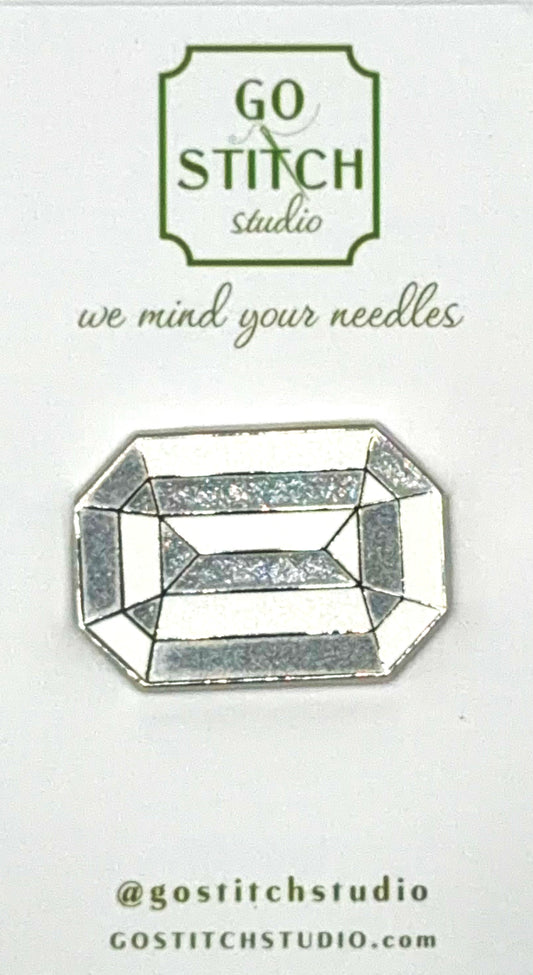 Go Stitch Studio White Diamond Gemstone Needle Minder