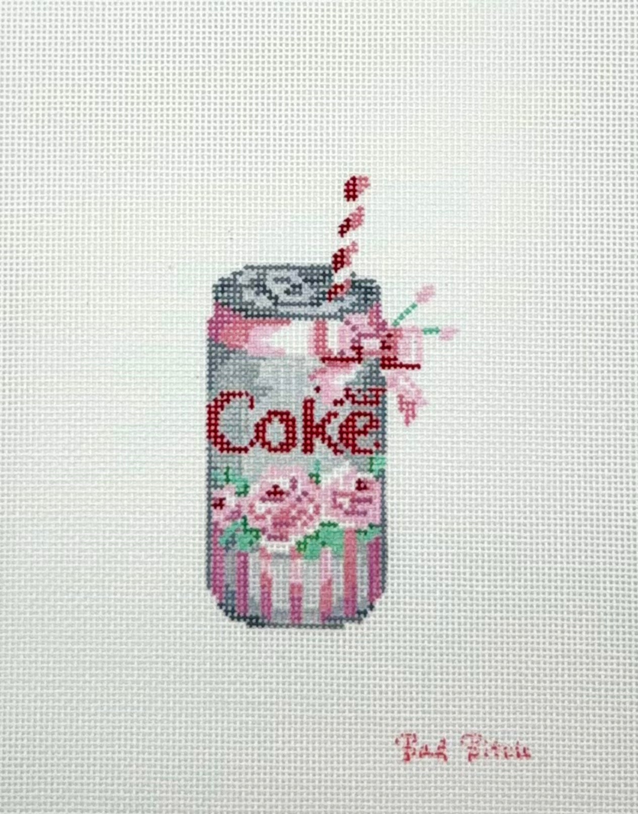 Bad Bitch Needlepoint Bevie LSF Inspired Edition Hand Painted Needlepoint Canvas