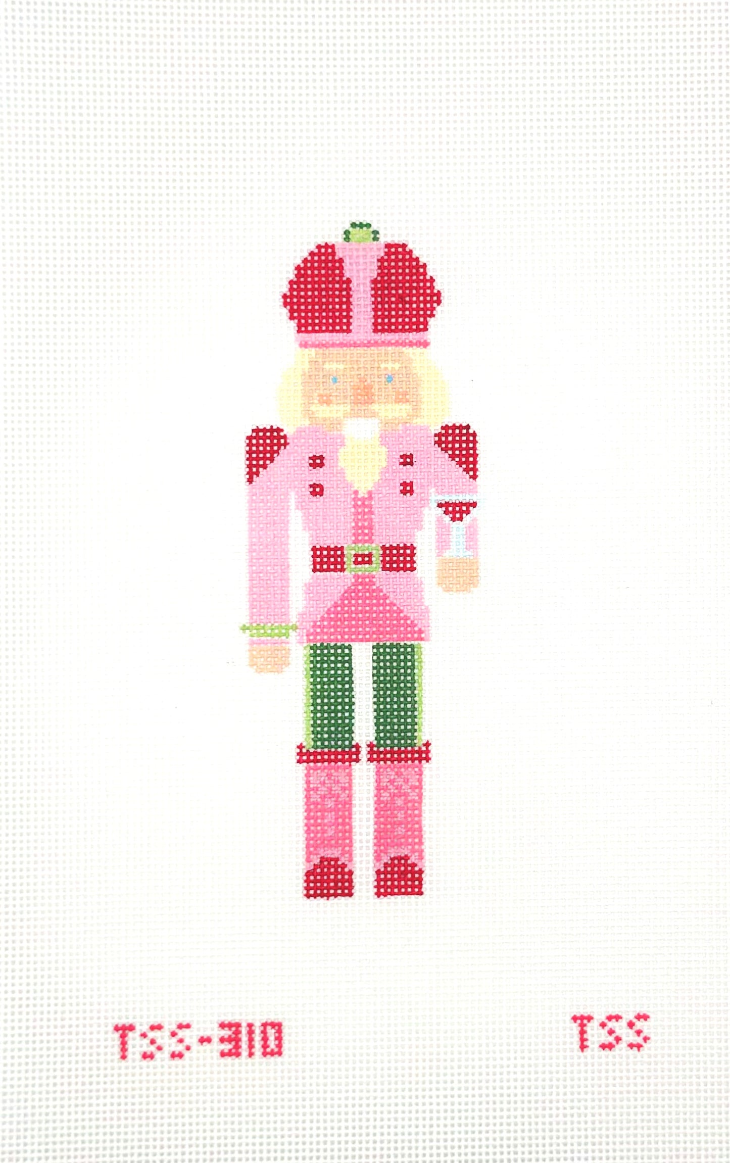 The Sassy Stitcher Cosmo Nutcracker Hand Painted Needlepoint Canvas