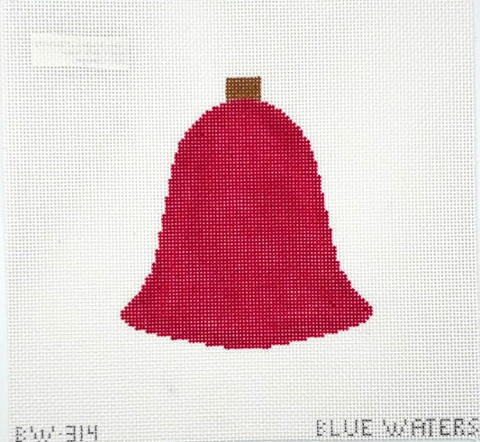 Blue Waters Needlepoint Red Bell Canvas