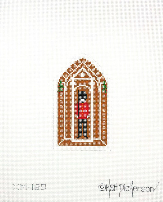 Kate Dickerson Gingerbread Palace Guard Hand Painted Needlepoint Canvas