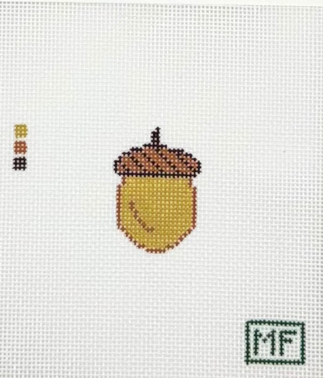 MF Needlepoint Acorn Mini Needlepoint Canvas