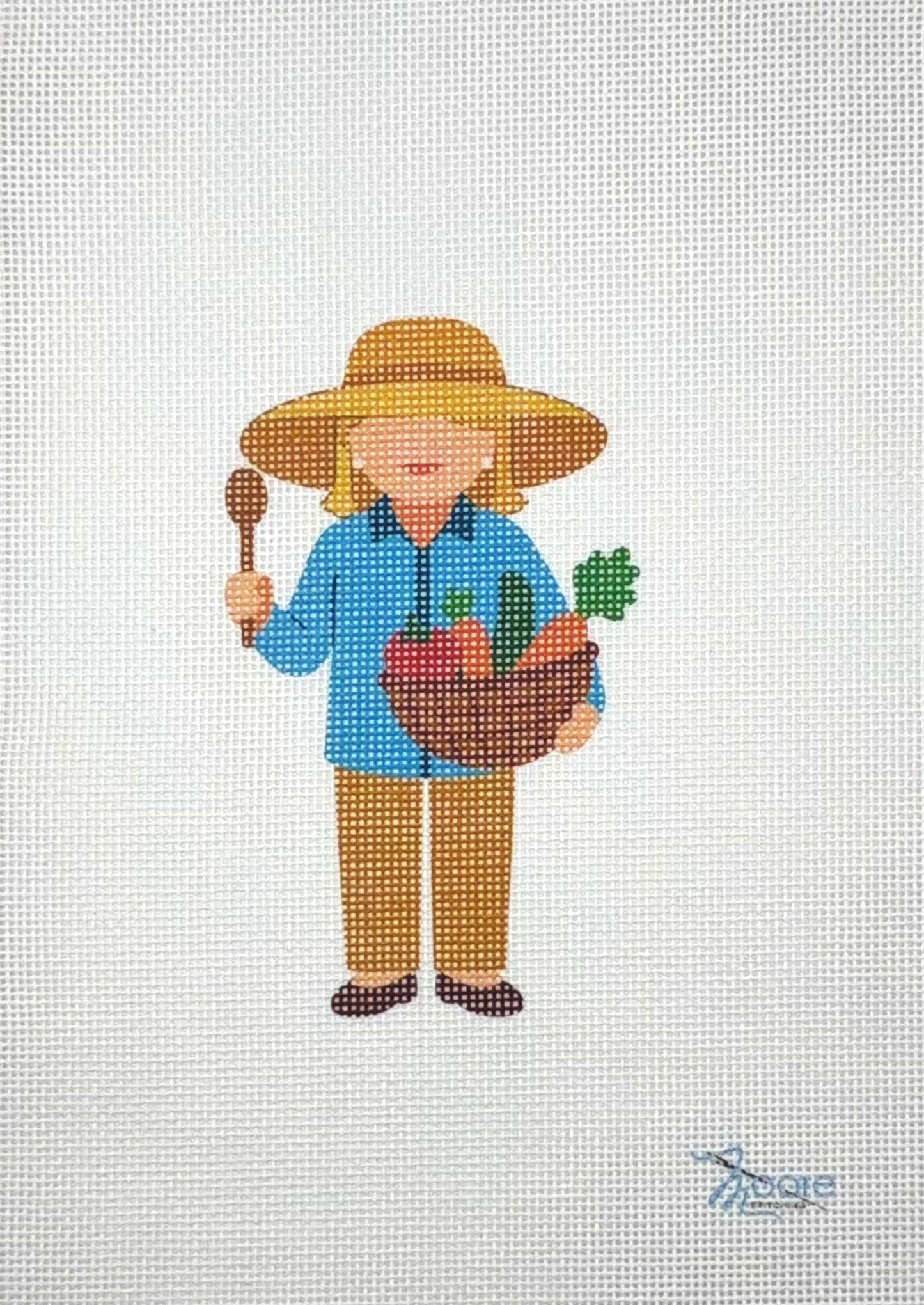 Moore Stitching Martha Needlepoit Canvas