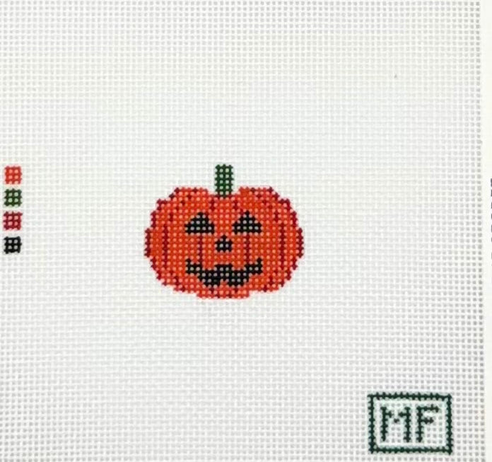 MF Needlepoint Jack-O-Lantern Mini Needlepoint Canvas