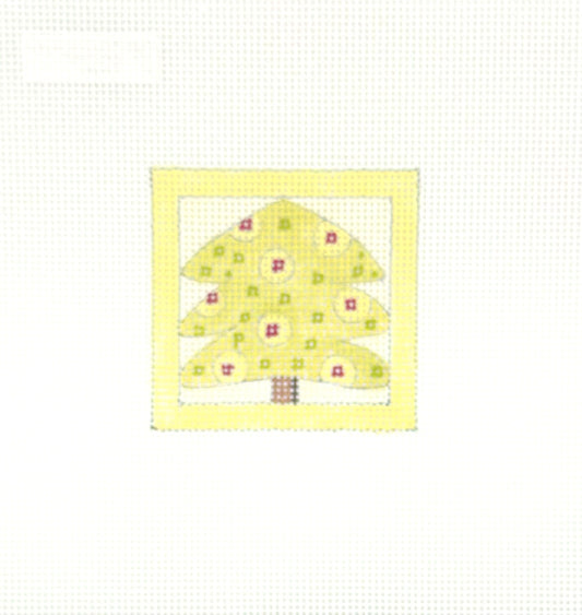 Ditto Needlepoint Works Tiny Tree Hand Painted Needlepoint Canvas