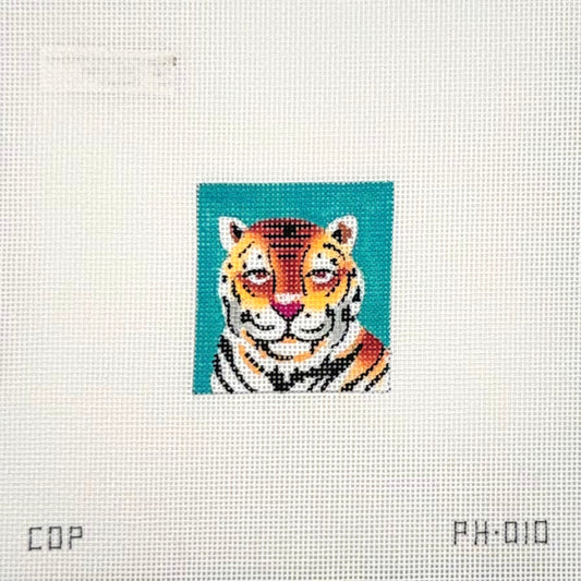Colors of Praise Peaceful Tiger Needlepoint Canvas