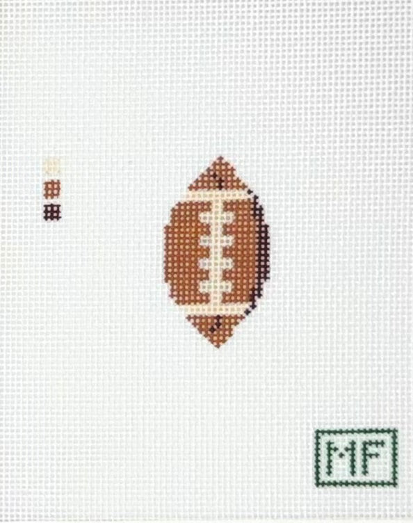 MF Needlepoint Football Mini Needlepoint Canvas