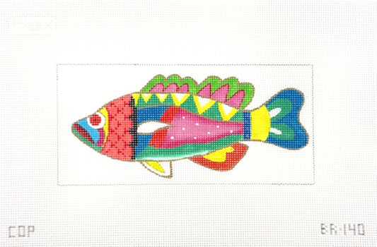 Colors of Praise Tropical Fish Needlepoint Canvas