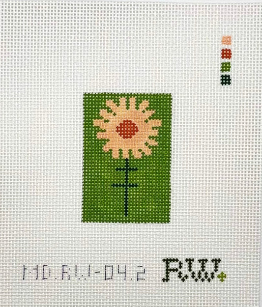 Rachel Westhead for Mopsey Designs Mod Daisies 2 Needlepoint Canvas
