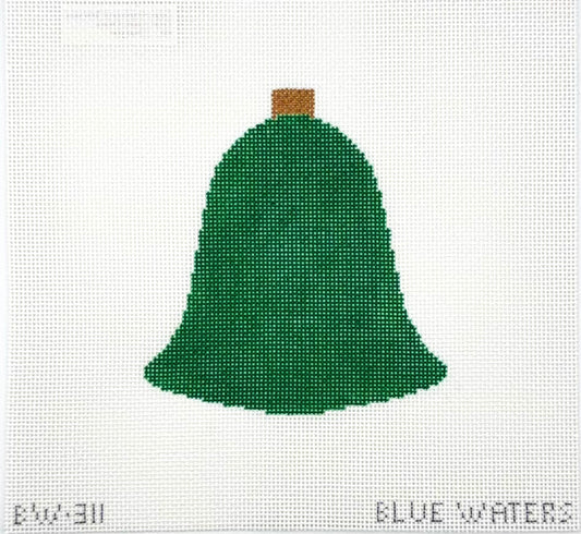 Blue Waters Needlepoint Green Bell Canvas
