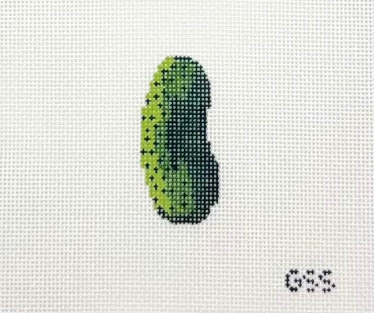 Garden State Stitch Pickle Needlepoint Canvas