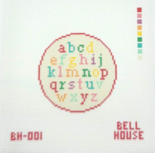 Bell House Designs Hand Painted ABC Round
