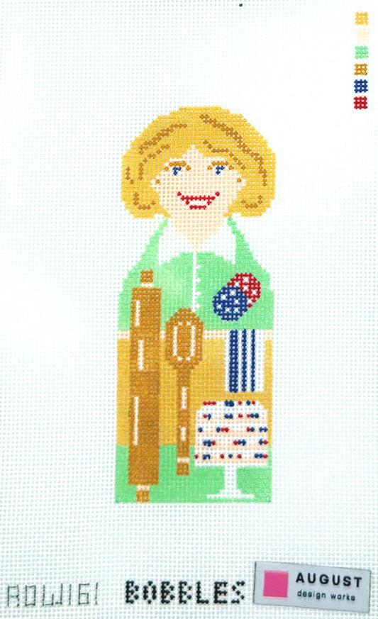 August Design Works Martha Stewart Bobble Hand Painted Needlepoint Canvas