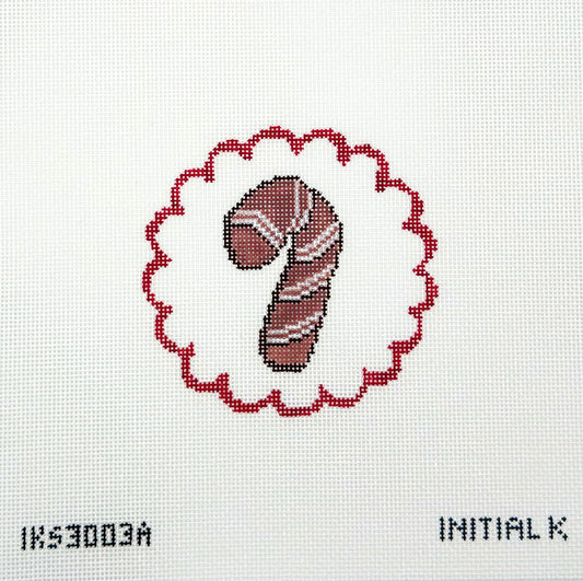Catherine Cartie for Initial K Studio Candy Cane Cookie Ornament
