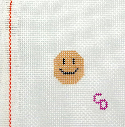 Cotswold Co Designs Happy Face Hand Painted Needlepoint Canvas
