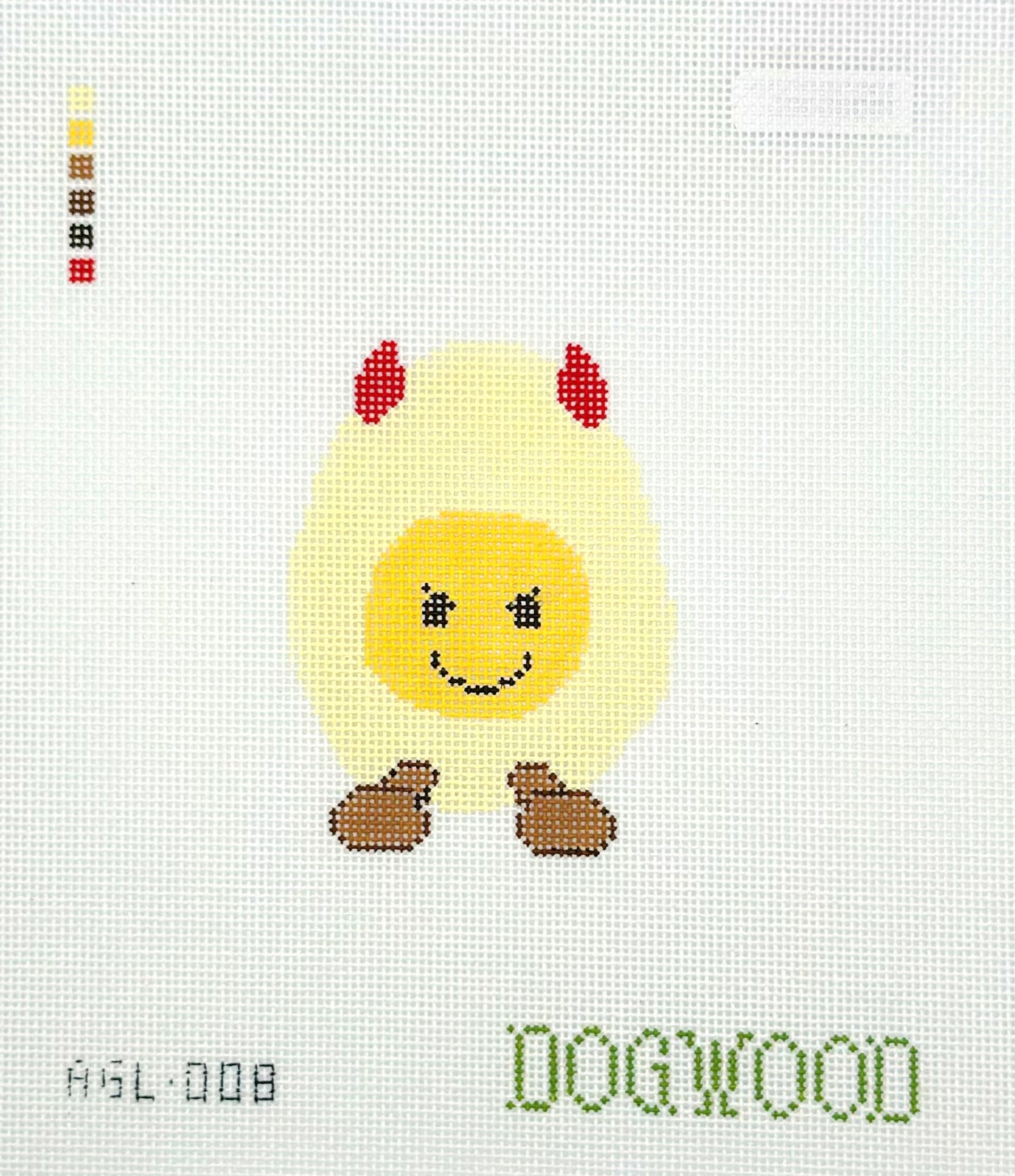 Dogwood Needlepoint Deviled Egg Hand Painted Needlepoint Canvas