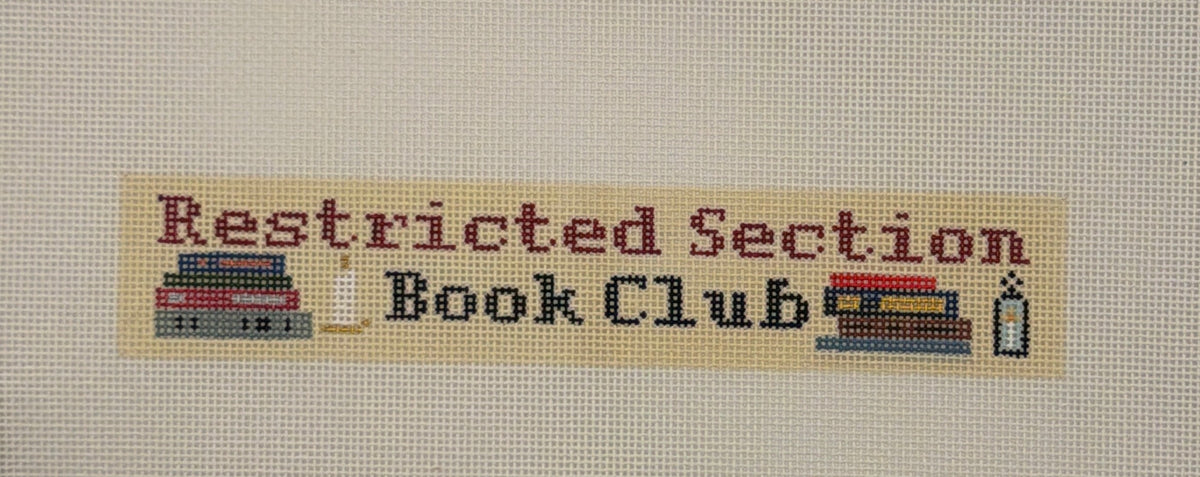 Pinpoint Needlepoint Bookmark Hand Painted Needlepoint Canvas