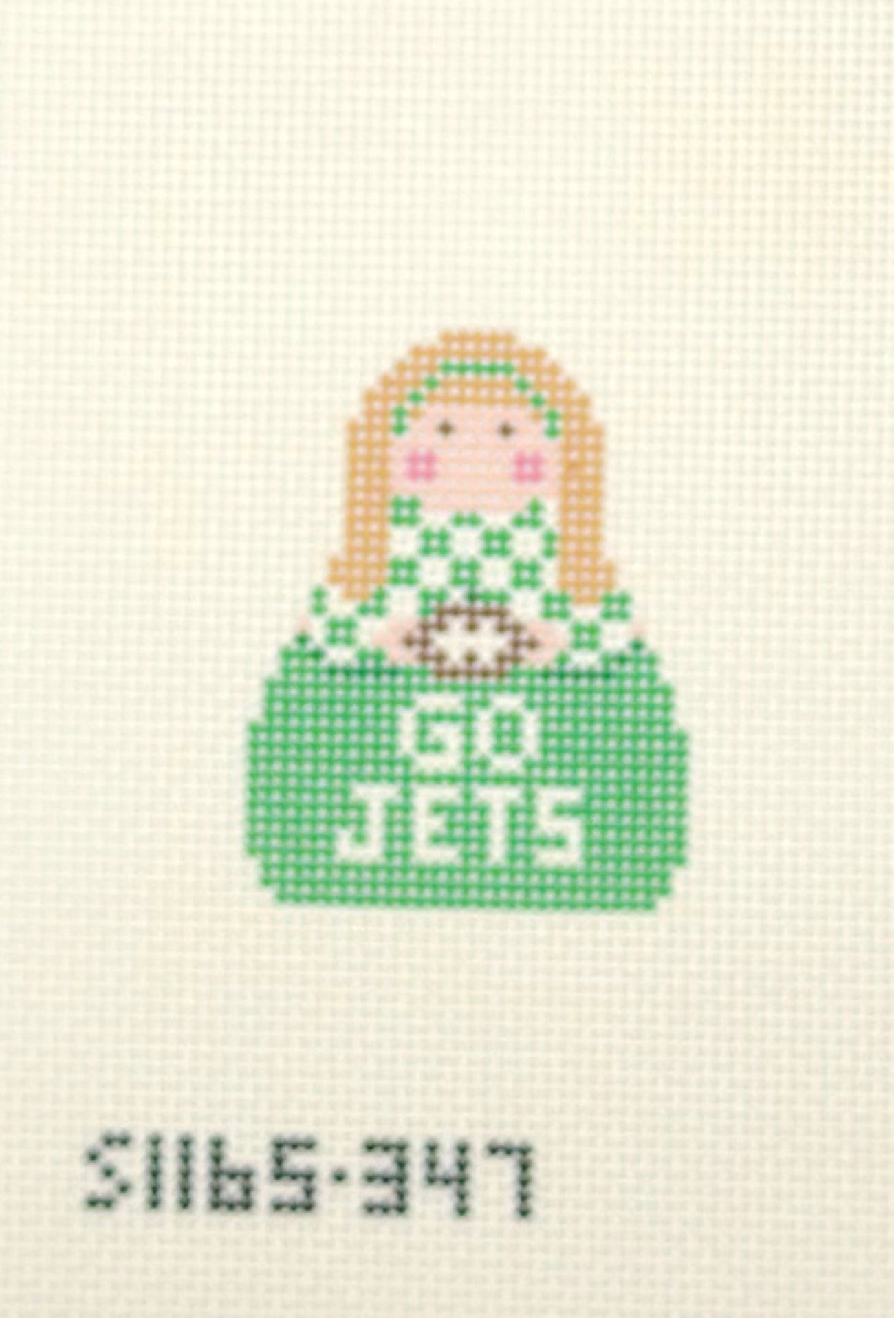 Stitch Its Angel for KCN Designers Jets Angel Needlepoint Canvas