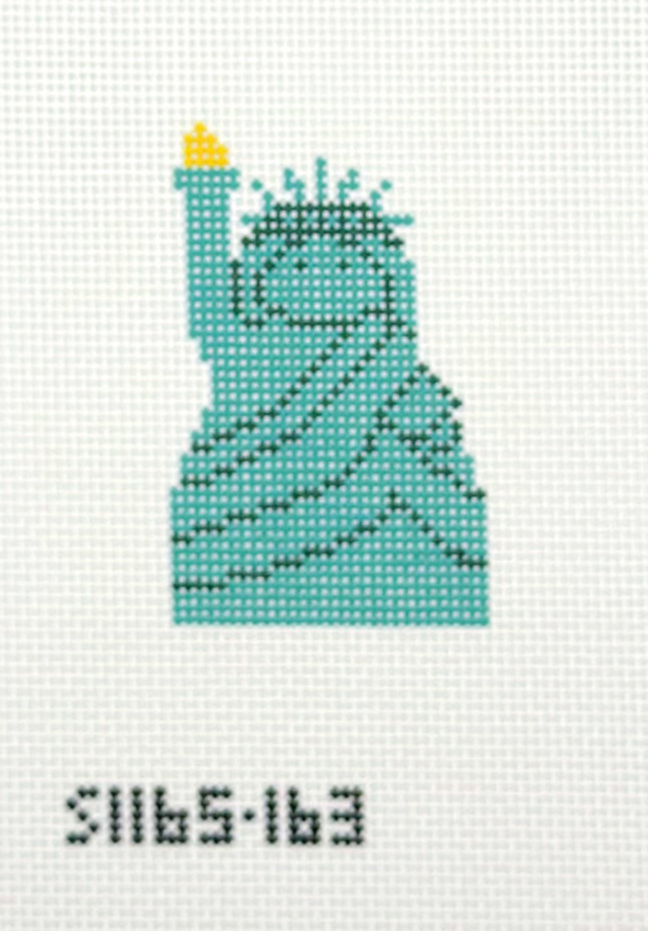 Stitch Its Angel for KCN Designers Lady Liberty Angel Needlepoint Canvas