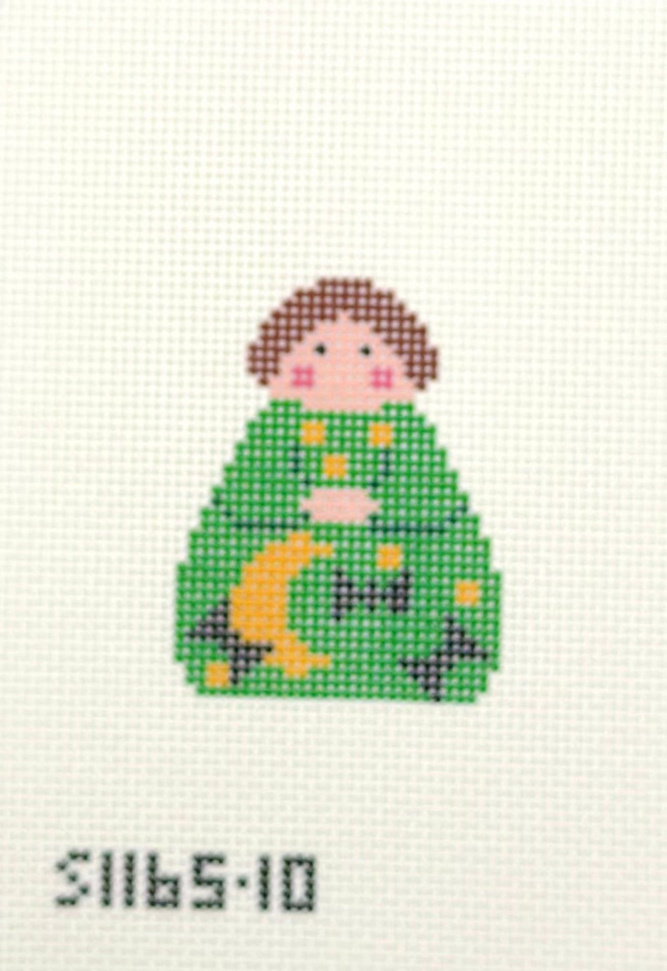 Stitch Its Angel for KCN Designers October Angel Needlepoint Canvas