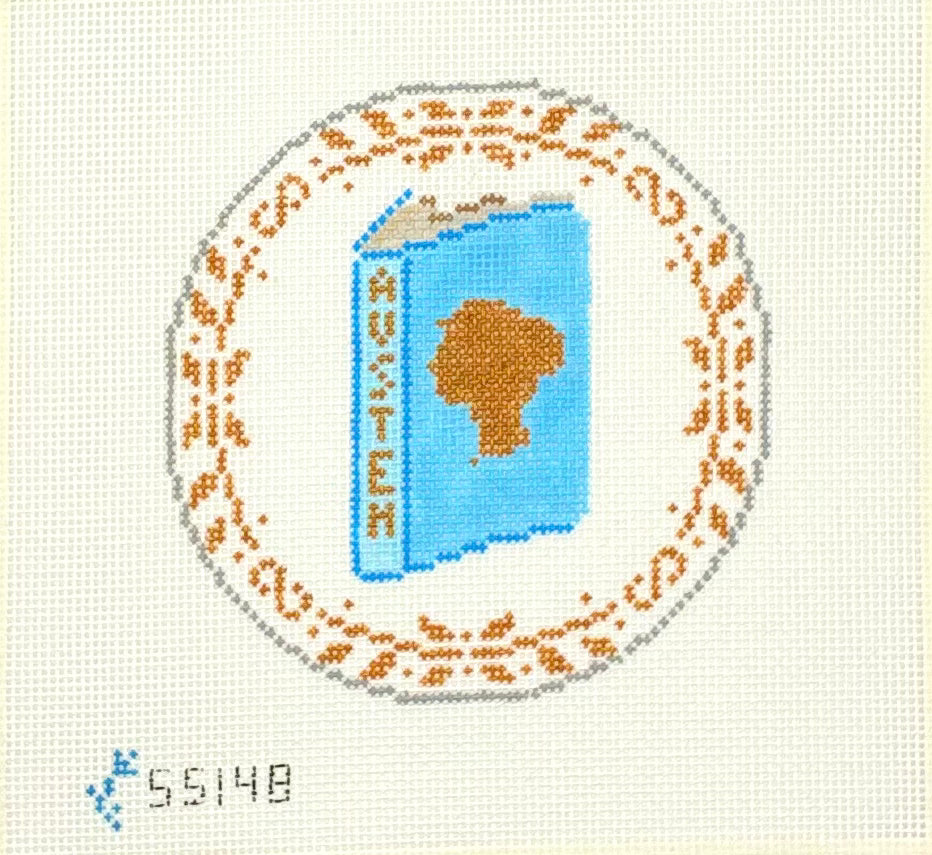 Stitch Style Needlepoint Pride and Prejudice Novel Needlepoint Canvas