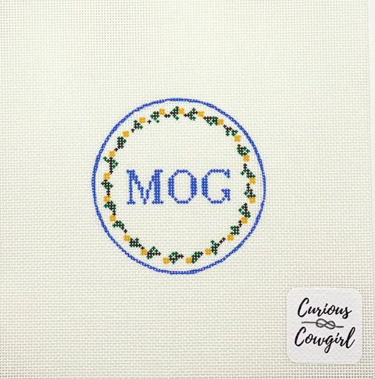 The Curious Cowgirl Mother of the Groom Needlepoint Canvas
