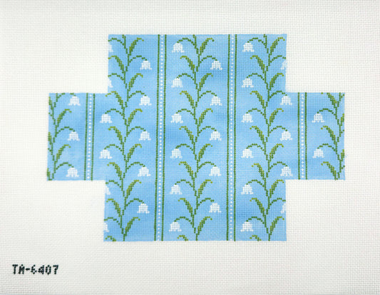 Thorne Alexander for KCN Designers Lily of the Valley Brick Cover  Needlepoint Canvas