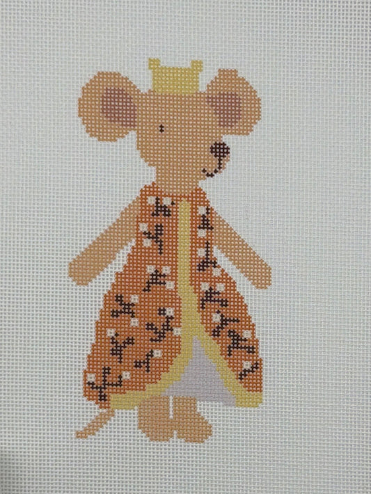 Three Petals Needlepoint Royal Big Sister Princess Mouse Hand Painted Needlepoint Canvas
