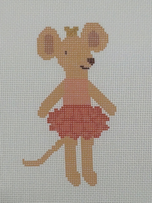 Three Petals Needlepoint Royal Little Sister Princess Mouse Hand Painted Needlepoint Canvas