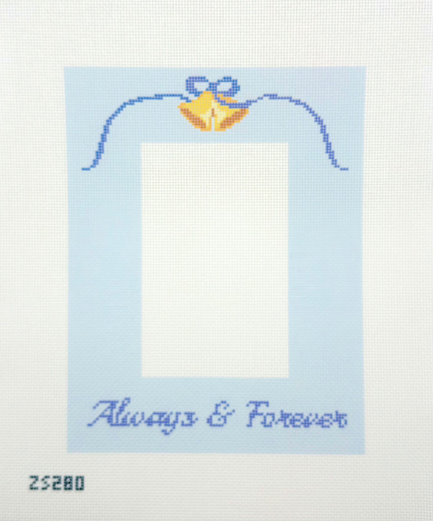 Ziggy Stitches for KCN Designers Always and Forever Frame Needlepoint Canvas