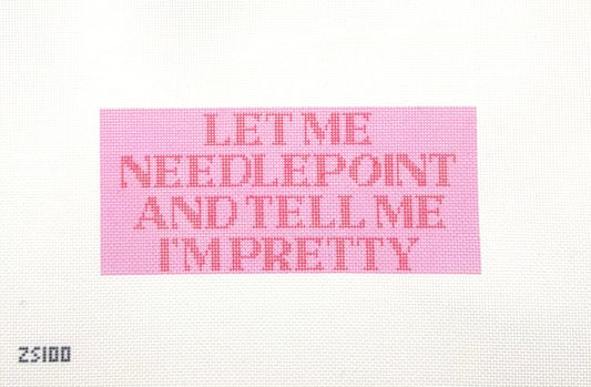 Ziggy Stitches for KCN Designers Let Me Needlepoint Small Needlepoint Canvas